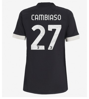 Juventus Andrea Cambiaso #27 Tredje Tröja Kvinnor 2023-24 Kortärmad